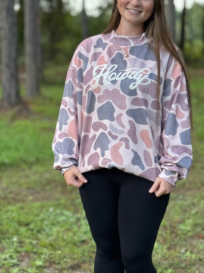 Howdy Honey Camo Sweatshirt