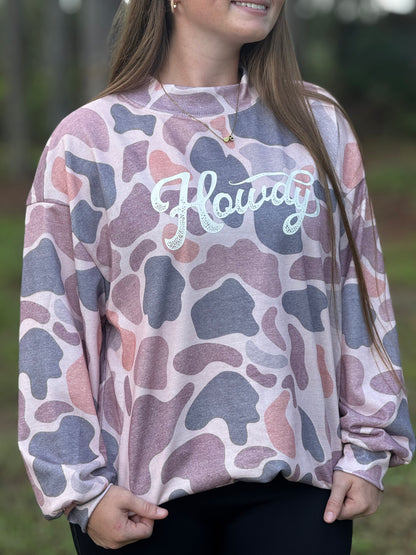 Howdy Honey Camo Sweatshirt