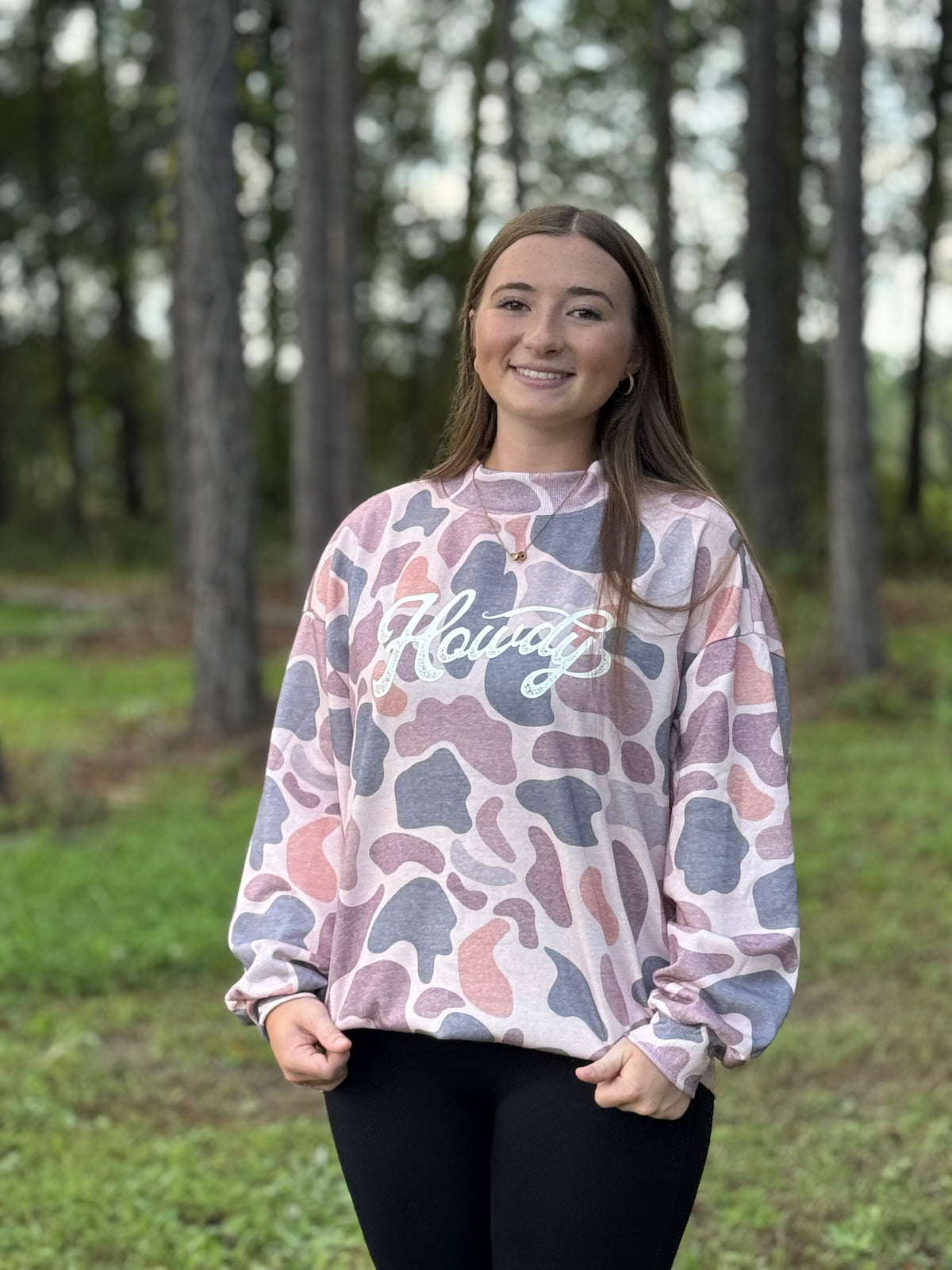 Howdy Honey Camo Sweatshirt