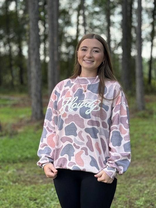 Howdy Honey Camo Sweatshirt