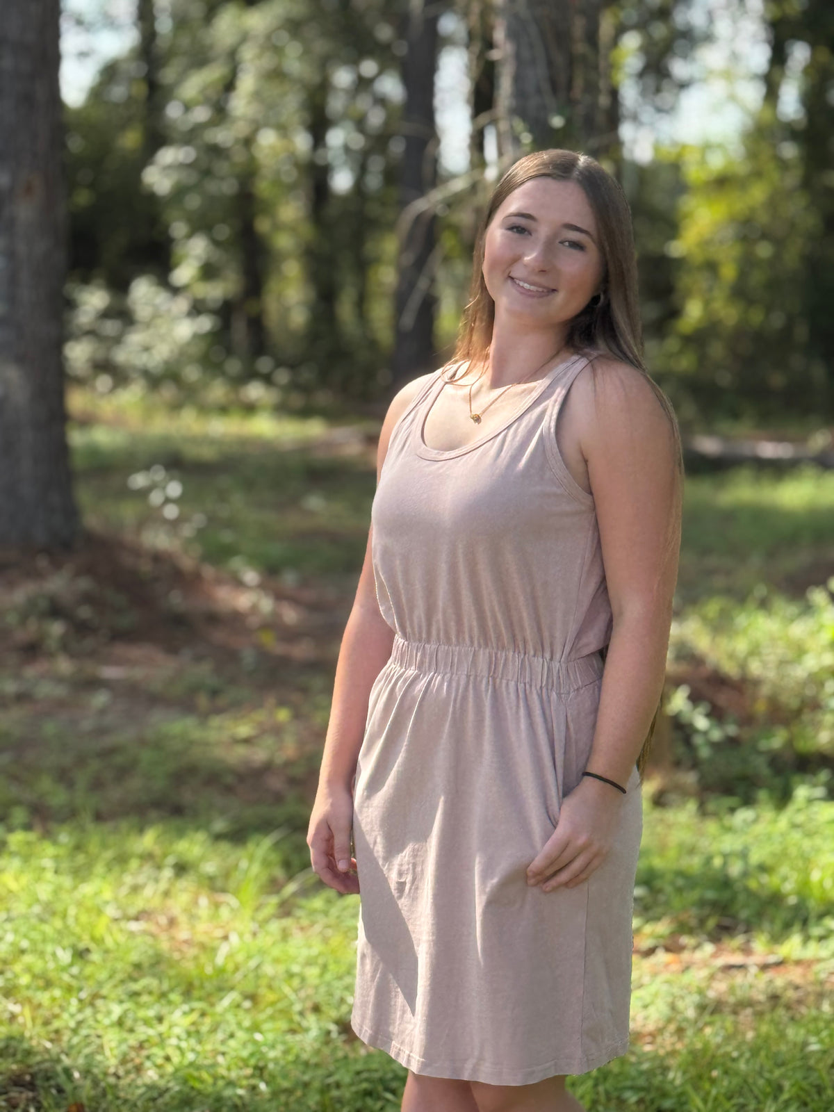 Sweet & Simple Mineral Wash Dress